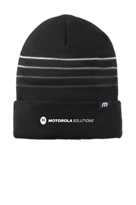 TravisMathew Striped Cuffed Beanie